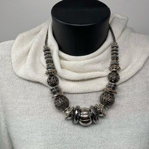 Contemporary Silver Necklace